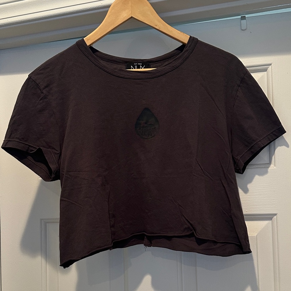 NUX Rumble Boxing Charcoal Women's Crop Top